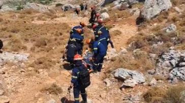 Ρόδος: Επιχείρηση για τη μεταφορά τραυματισμένης γυναίκας μετά από πτώση σε μονοπάτι
