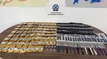 Μύκονος: Εξιχνίαση δύο υποθέσεων κατοχής και διακίνησης ναρκωτικών