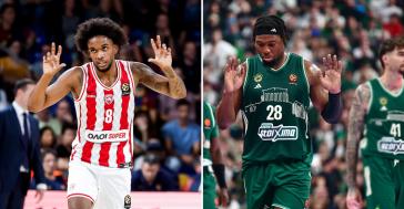 Euroleague: Θρίαμβος του Ολυμπιακού στη Βαρκελώνη, πρώτη ήττα για τον Παναθηναϊκό, αλλά μαζί στην κορυφή