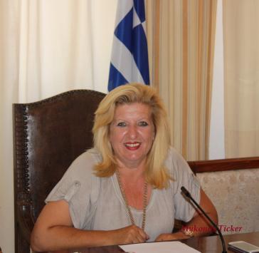 Τα πεπραγμένα της δημαρχεύουσας Μυκόνου Ε. Γρυπάρη 