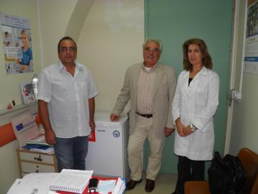 Διπλή ροταριανή αγκαλιά σε Τρίτη Ηλικία και Γενικό Νοσοκομείο Σύρου 