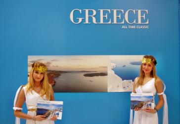 Με το νέο λογότυπό της συνεχίζει την παρουσία της η Σαντορίνη στην έκθεση της Μόσχας