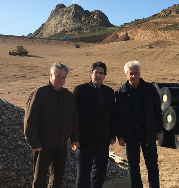 Στα έργα του ΧΥΤΑ και του αποχετευτικού δικτύου ο δήμαρχος Νάξου