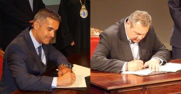 Το σύμφωνο συναντίληψης και συνεργασίας ανάμεσα σε Δήμο και Υπ. Εθνικής Άμυνας 