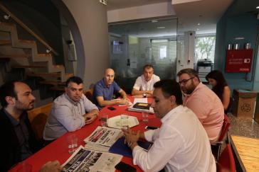 Συνάντηση με τον Στ. Θεοδωράκη για τον Συμπαραστάτη του Πολίτη της ΠΝΑΙ