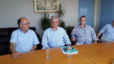 Συνάντηση Δημάρχου Θήρας με τον πρόεδρο του Εμπορικού Συλλόγου Αθήνας 