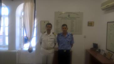 Συνάντηση του Διοικητή της Π.Υ. Ερμούπολης με τον Λιμενάρχη Σύρου