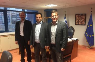 Σύσκεψη με τον Υφ. Ναυτιλίας για τον πρόεδρο του Επιμελητηρίου Κυκλάδων 