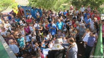 Αγιασμός από τον κκ. Δωρόθεο Β΄ στην "Παλάμη του Θεού"