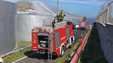 Ασκηση ετοιμότητας για την Πυροσβεστική Υπηρεσία Ερμούπολης 