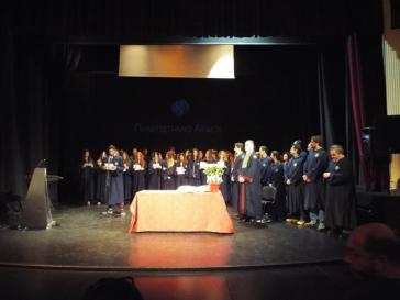 Τελετή καθομολόγησης για φοιτητές του ΤΜΣΠΣ