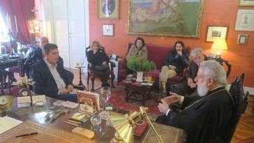 Επίσκεψη Καμίνη σε κκ. Δωρόθεο Β΄ 