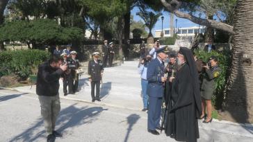 Ο κκ Δωρόθεος Β΄ στην παράδοση - παραλαβή των καθηκόντων Αρχηγού ΓΕΕΘΑ