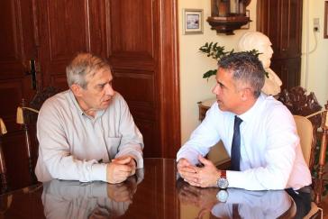 Συνάντηση Γ. Μαραγκού με τον Συντονιστή ένταξης έργων αεροδρομίων στο ΕΣΠΑ