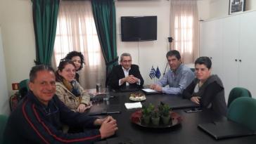 Συνάντηση του Εμποροεπαγγελματικού Συλλόγου Τήνου με τον Γ. Χατζημάρκο