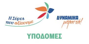 Οι προτάσεις της "Σύρου που αξίζουμε" για τις Υποδομές 