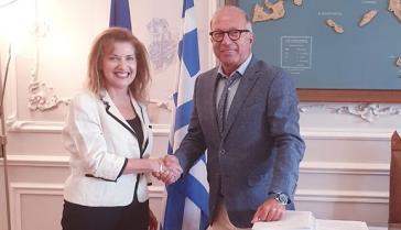 Στη Σύρο η ΓΓ του Υπ. Παιδείας, Αναστασία Γκίκα