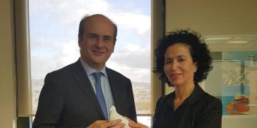 Η Ν. Δεληγιάννη παρέδωσε ψήφισμα για τις ανεμογεννήτριες στον Υπ. Περιβάλλοντος