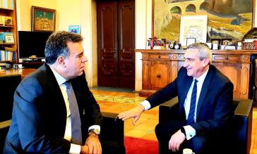 Συνεργασία Μ. Κόνσολα με τον Περιφερειάρχη Ν. Αιγαίου