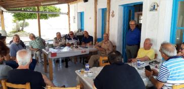 Επίσκεψη του βουλευτή Ν. Συρμαλένιου στην Άνδρο