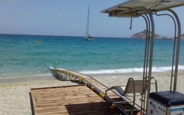  Προσβασιμότητα για ΑΜΕΑ με seatrac στο Κουφονήσι 