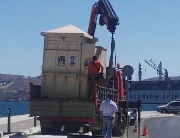 Απομακρύνθηκε ενόψει της μεταφοράς της αφετηρίας ταξί 