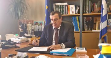 Συνάντηση του Δημάρχου Θήρας με τον Δ/ντα Σύμβουλο της ΕΤΑΔ