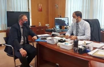 Συνάντηση του Φίλιππου Φόρτωμα με την ηγεσία του Υπουργείου Υποδομών για τα υδατοδρόμια