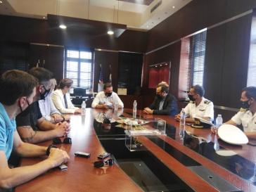 Στο Νεώριο οι Γενικοί Γραμματείς των Υπουργείων Τουρισμού και Ναυτιλίας 