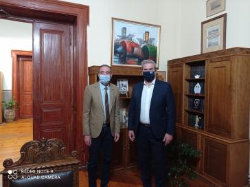 Συνάντηση με τον Γ.Γ. του ΕΟΤ για τον Δήμαρχο Σύρου - Ερμούπολης