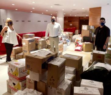 Ο Δήμος Μυκόνου απέστειλε επιτυχώς τα είδη που συγκεντρώθηκαν για τους πυρόπληκτους