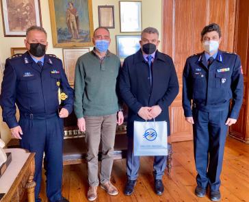 Συνάντηση Ν. Λειβαδάρα με τον νέο Περιφερειακό Διοικητή Ν. Αιγαίου της Πυροσβεστικής