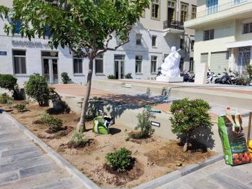 Αναβαθμίζεται αισθητικά η πλατεία Παπάγου 