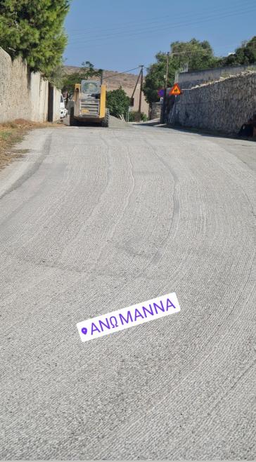 Από αύριο οι εργασίες ασφαλτόστρωσης στο Άνω Μάννα