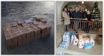 Ελληνικός Ερυθρός Σταυρός - Παράρτημα Θήρας: Διανομή τροφίμων σε άπορους