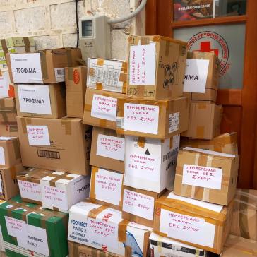 Αποστολές ανθρωπιστικής βοήθειας από τον Ερυθρό Σταυρό - Η ανταπόκριση της Σύρου 