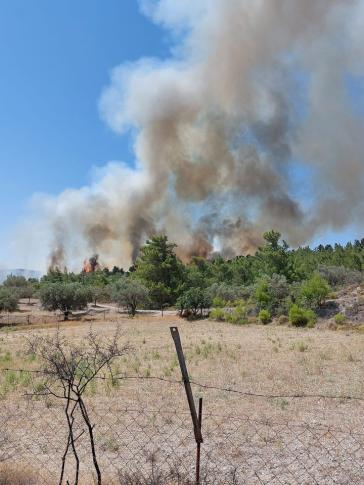 Ρόδος: Εκκενώνονται τρεις οικισμοί και ένα ξενοδοχείο λόγω πύρινου μετώπου