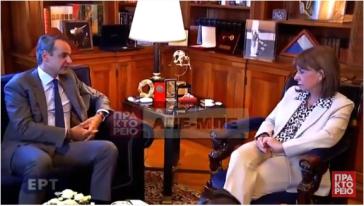 Μητσοτάκης - Σακελλαροπούλου: Σημαντικό να αποκατασταθεί η ανθρωπιστική βοήθεια προς στη Γάζα