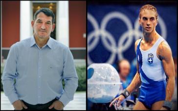 Επίτιμοι δημότες της Αρχαίας Ολυμπίας Πύρρος Δήμας και Ιωάννης Μελισσανίδης