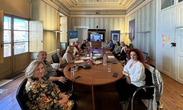 Επίσκεψη της υποψήφιας ευρωβουλευτή Μαρίας Σπυράκη στο Επιμελητήριο Κυκλάδων