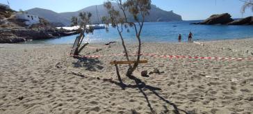 Φολέγανδρος: Χελώνα caretta caretta γέννησε σε παραλία του νησιού