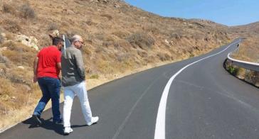 Γ. Λεονταρίτης: Αυτοψία στη Σέριφο για τα έργα της Περιφέρειας στο οδικό δίκτυο