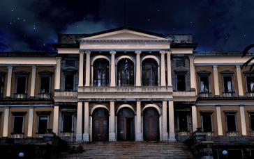 Φωτισμός που αναδεικνύει την αρχιτεκτονική ταυτότητα του Δημαρχείου 