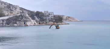 Με εντατικούς ρυθμούς ο υποθαλάσσιος αγωγός στη Βάρη 