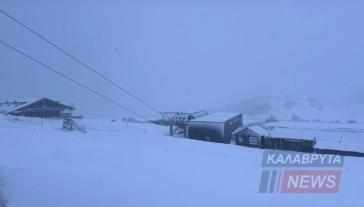 Αχαΐα : Προβλήματα λόγω της χιονόπτωσης και του παγετού