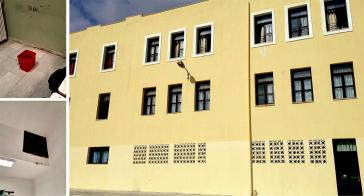 Εισροή νερού σε αίθουσες διδασκαλίας στο 1ο Γυμνάσιο Σύρου