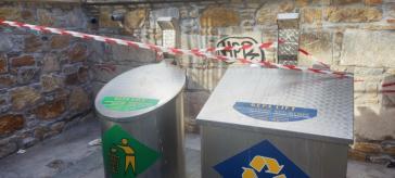 Παραμένει με… λουκέτο το σύστημα υπόγειων κάδων