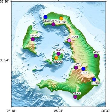 ΙΜΠΗΣ για Βλυχάδα, Μονόλιθο και νότια Ίο: Παρακολούθηση της εδαφικής παραμόρφωσης 