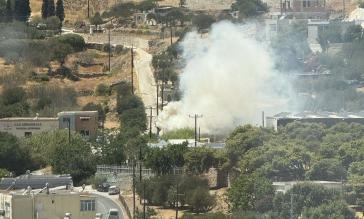 Σύρος: Φωτιά στη θέση "Αυγό" στο Άνω Μάννα - Δίπλα σε επιχειρήσεις και κατοικίες 