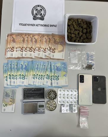 Σαντορίνη: Συνελήφθη 28χρονος για διακίνηση  ναρκωτικών ουσιών